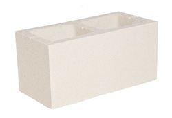 Bloque Hormigón liso 20x20x40 cm Doble Esquina