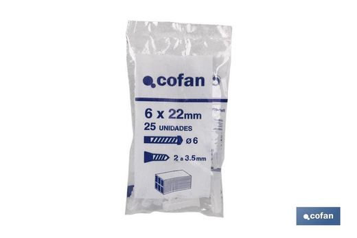 Sac 25 Unités Bouchon Plastique 5Mm
