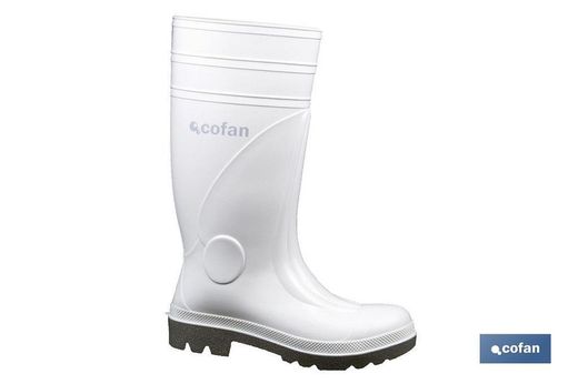 High Water Safety Boot. S-4 White T-38