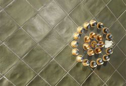 Kakellåda 10x10 Fika Grönkål 0,56m2 56 Styck Natucer