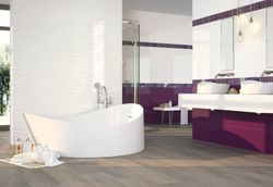 Kakelbox 30x90 9505 vit 1,08m2 4 delar Porcelanit