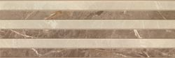 Caja Azulejo 30x90 9520 relieve beige 1,08m2  4piezas  Porcelanite