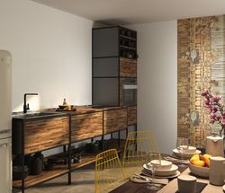 Kakelbox 30x90 9522 Nacar 1,08m2 4 delar Porcelanit