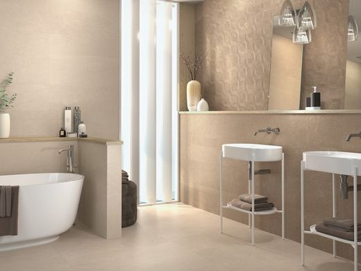 Κουτί πλακιδίων 30x90 9526 Κρέμα 1,08m2 4pieces Porcelanite