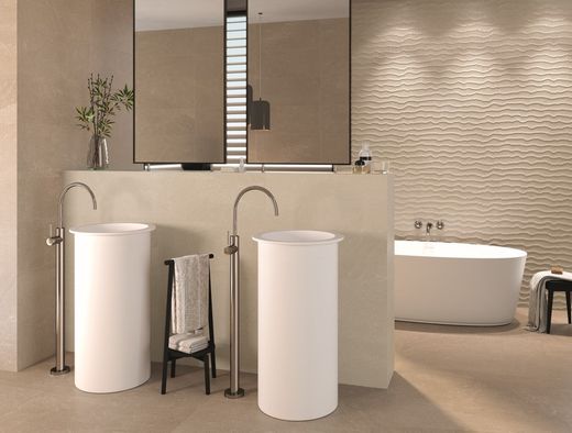 Tile Box 33,3x80 8205 Cream 1,60m2 6pieces Porcelanite