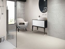 Tile Box 33,3x80 8208 Silver Relief 1,60m2 6pieces Porcelanite