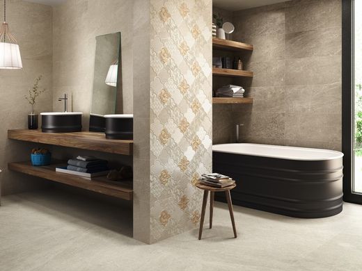 Kakelbox 33,3x80 8211 Kräm 1,60m2 6 delar Porcelanit