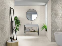 Kakelbox 33,3x80 8212 Vit 1,60m2 6 delar Porcelanit