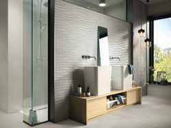 Tile Box 33,3x80 8213 Gray Relief 1,60m2 6pieces Porcelanite