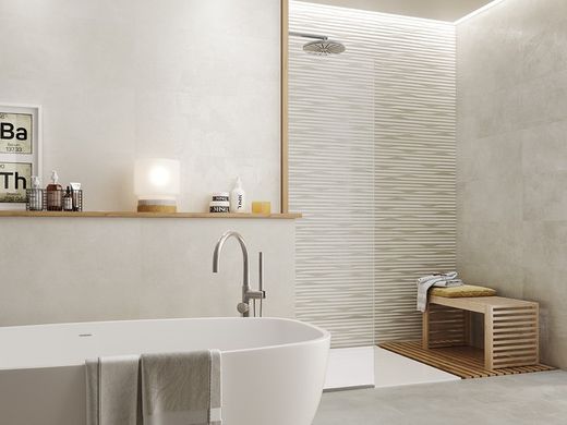 Kakelbox 33,3x80 8216 Sand 1,60m2 6 delar Porcelanit
