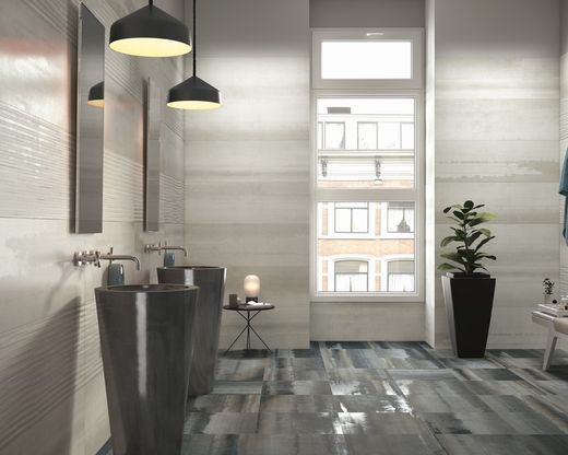 Kakelbox 40x120 1200 Grå 1,44m2 3 delar Porcelanit