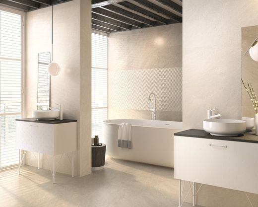 Kakelbox 40x120 1211 Beige 1,44m2 3 delar Porcelanit