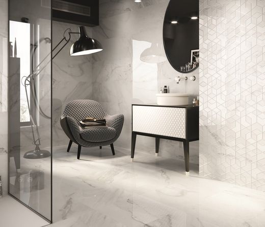 Tegeldoos 40x120 1212 Wit 1,44m2 3 stuks Porcelanite
