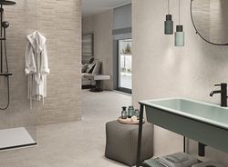 Scatola per piastrelle 40x120 1214 Rilievo grigio 1,44m2 3 pezzi Porcelanite