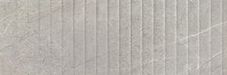 Caja Azulejo 40x120 1215 Silver Relieve Plisse 1,44m2  3 piezas  Porcelanite