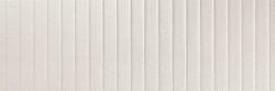 Caja Azulejo 40x120 1215 White Relieve Plisse 1,44m2  3 piezas  Porcelanite