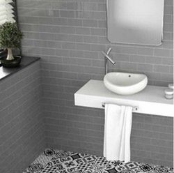 Caja Azulejo Alboran marengo brillo 7,5x15   0,5m2/caja  44piezas/caja Pissano