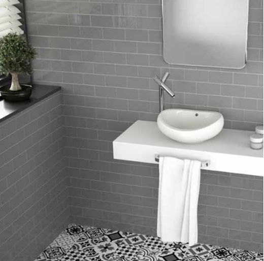 Tile box Alboran marengo gloss 7.5x30 0.5m2 / box 22 pieces / box
