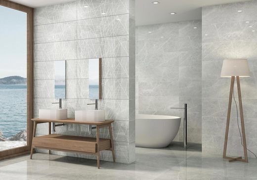 Altamura Wall Silver Tile Box 30x90 1,08m2 Tau