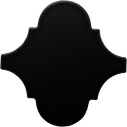 Caja azulejo arabesco 15x15 negro mate 0,50ms / 39 piezas Complementto
