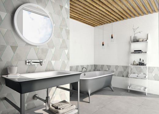 Bianchi Rilievo Tile Box 40x120 1,44m2 Tau