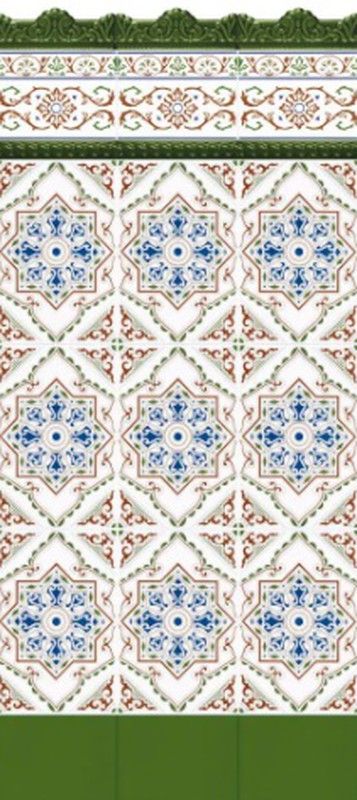 Chiclana tile box 20x30cm 1.50m2 25 pieces Ribesalbes Ceramics