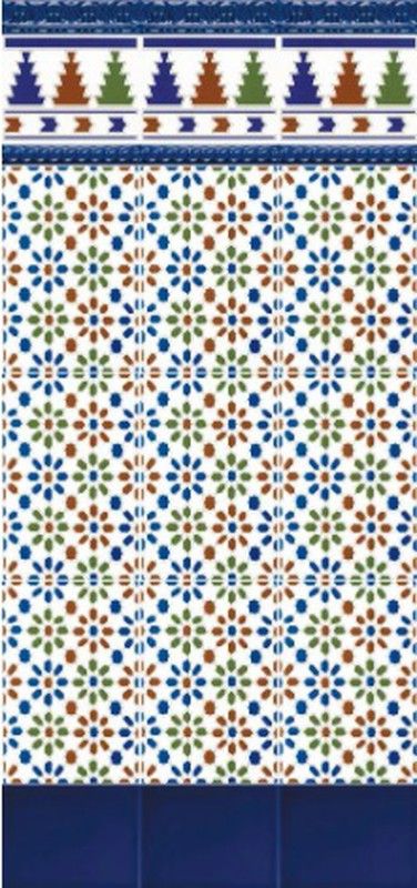 Córdoba tile box 20x30cm 1.50m2 25 pieces Ribesalbes Ceramics