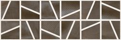 Caja Azulejo Cosmopolitan Art Oxido Mate 30x90 1,08m2 Metropol
