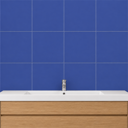 Plain Blue Manises Matte Tile Box 20x20 cm Ribesalbes