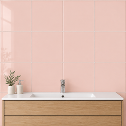 Pink Smooth Tile Box C Gloss 20x20 cm Ribesalbes