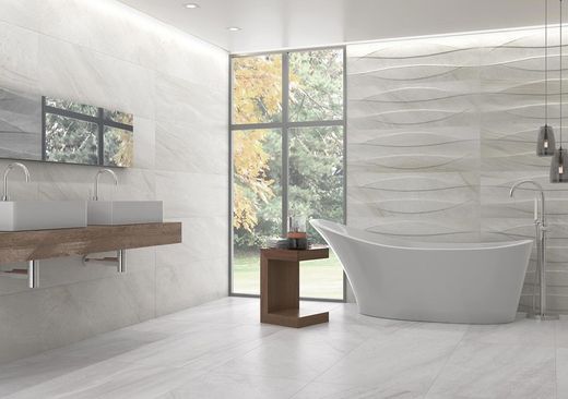 Caja Azulejo Litium Wall Pearl 40x120 1,44m2 Tau