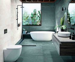 Caixa Rajola Metallic Green Plate 29,75x99,55cm 1,48m2 Aparici