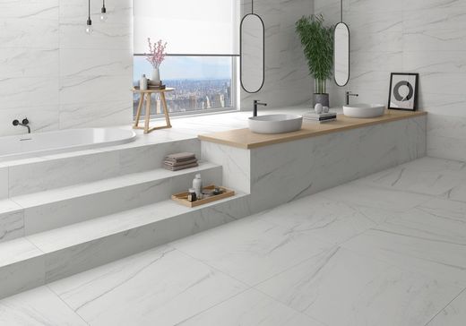 Nantes Wall White Tile Box 30x90 1,08m2 Tau