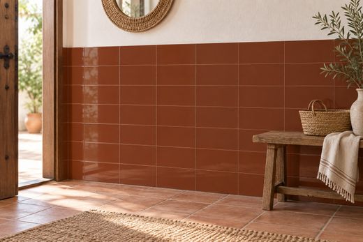 Brun Toledo kakellåda 20x30cm 1,50m2 25 st Ribesalbes Keramik