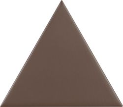 Caja azulejo triangulo 18,5x16 cm chocolate mate 0,50ms / 35 piezas Complementto
