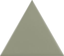 Caja azulejo triangulo 18,5x16 cm olive mate 0,50ms / 35 piezas Complementto