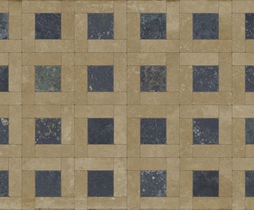 Caja Porcelánico Zest Saphire Stamp Natural 50x100cm 1,50m2 Aparici