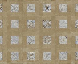 Caja Azulejo Zest Vestige Stamp Natural 50x100 1,50m2 Aparici