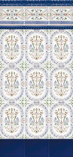 Border Box 2 15x20 0.90m2 30 pieces Ribesalbes Ceramics