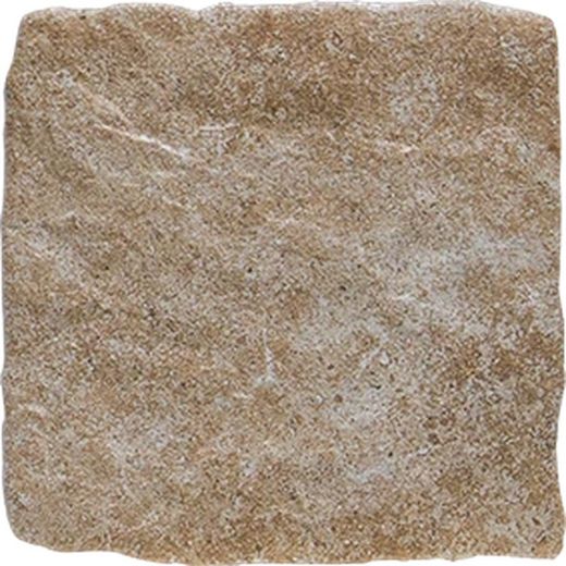 Landelijke beige porseleinen steengoeddoos 15 x 15 cm - Cerlat