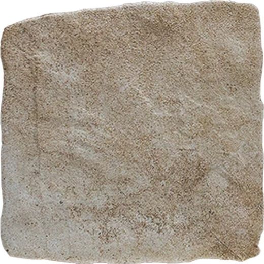 Landelijke beige porseleinen steengoeddoos 15 x 15 cm - Cerlat
