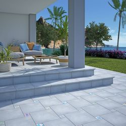 Porslin 33x33cm Cazorla Gris 9 st / låda 1,00 m2 Azuliber