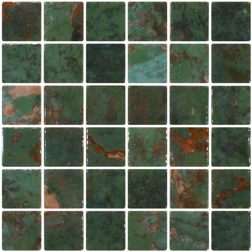 Boîte de 20 carreaux de verre Inkfinity Vita Bari Gloss 5x5, 2 m², Togama