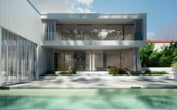 Låda med 5x5 Inkfinity Mist Clay Matte halkfria plattor 2m2 20 stycken Togama