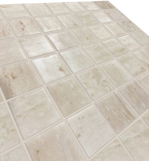 Låda med 5x5 Inkfinity Mist Clay Matte halkfria plattor 2m2 20 stycken Togama