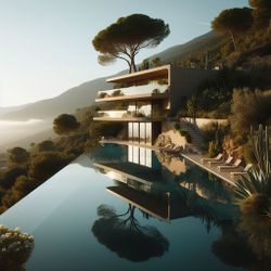 Togama Inkfinity Mist Nero matt halkfri mosaikplatta 5x5, låda 2m2, 20 stycken