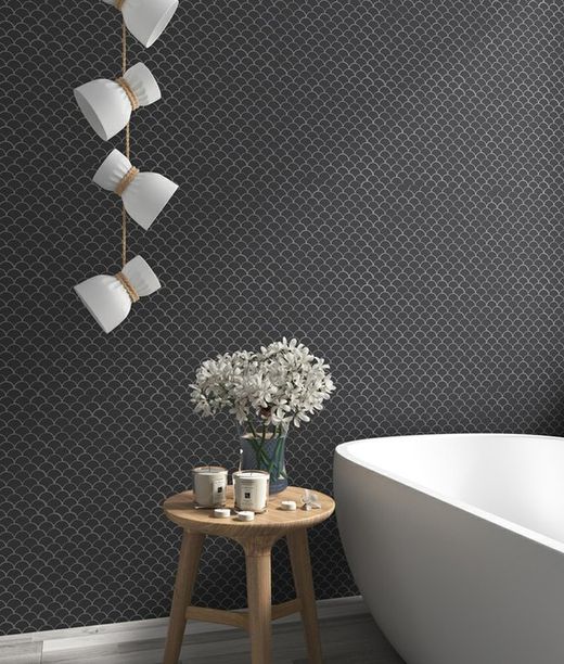 Mosaic mesh box 36x29 Soul Dark gray matt 10 pieces / box