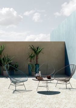 Nature Sea Salt Matt Mesh Box 38x38 2m2/Vidrepur Box