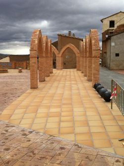 Box 24.4x24.4 Natural stoneware 1.00m2 16 Pieces Gres de Aragón