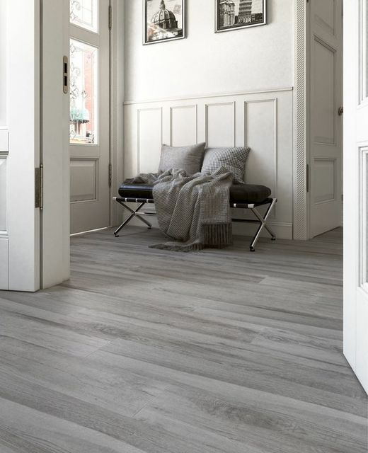 Halkfri porslinsgolv Tile Box Stylwood Grey 9 Stk / låda 1,22 M2 / Box AZULIBER